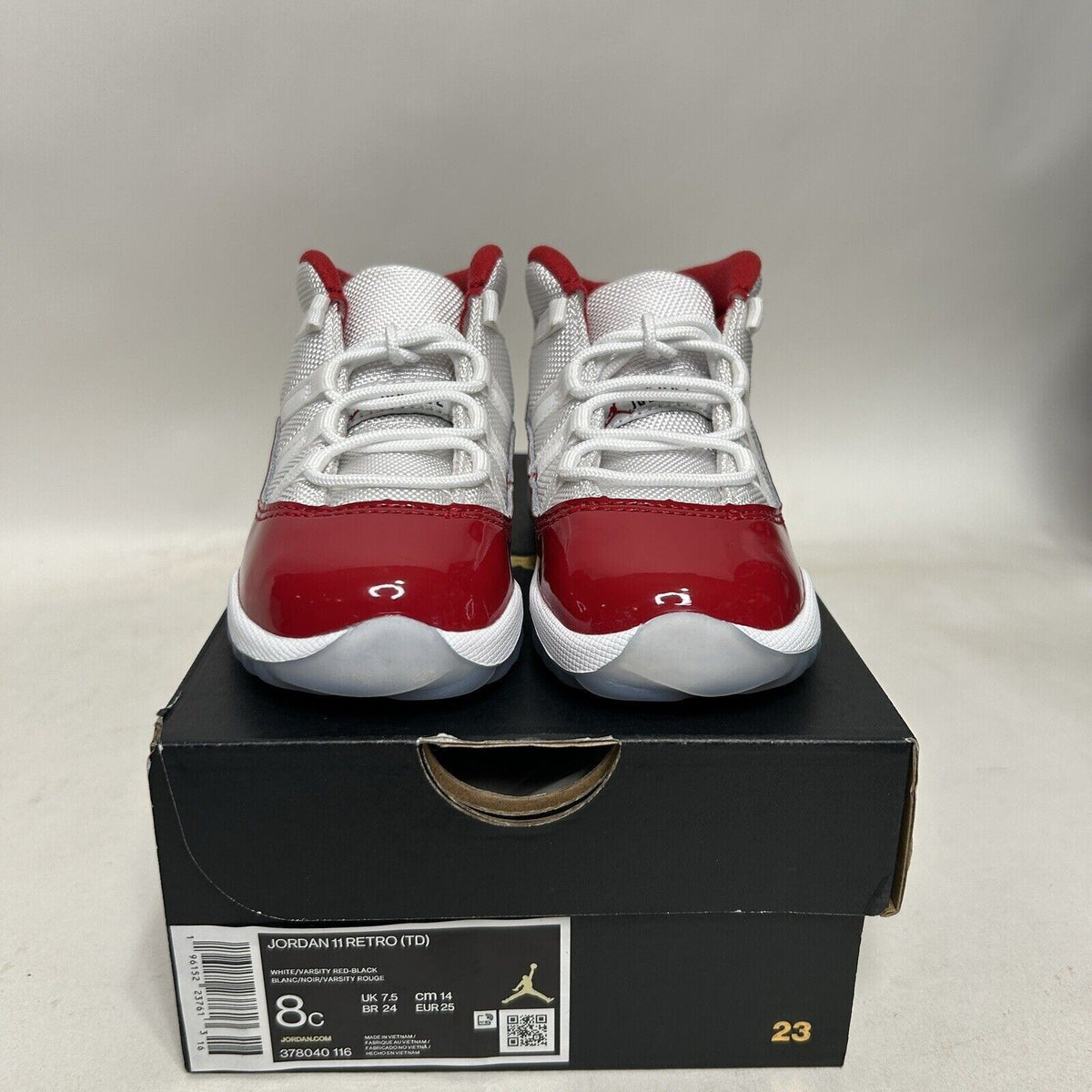 Nike Air Jordan 11 Retro TD “Cherry Red White" 2024