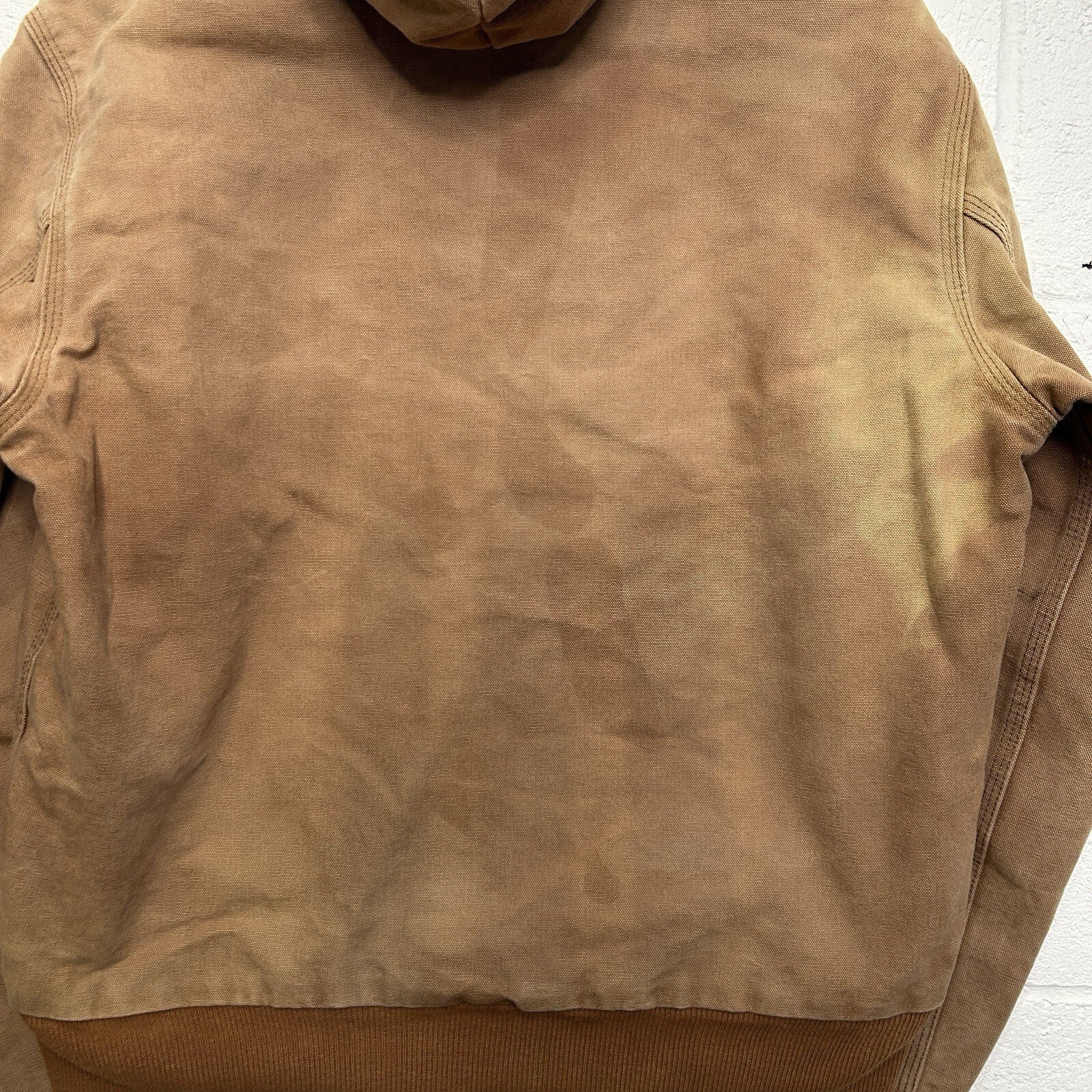 Vintage Carhartt Plaid-Lined Hooded Active Jacket “Brown” Men’s Small