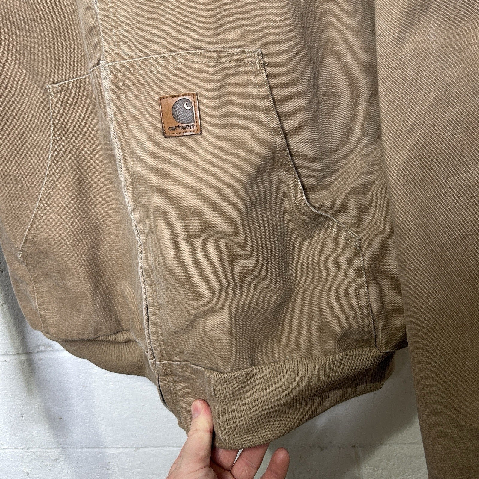 Vintage Carhartt Thermal-Lined Hooded Active Jacket “Saddle” J25 SDL Men’s XL