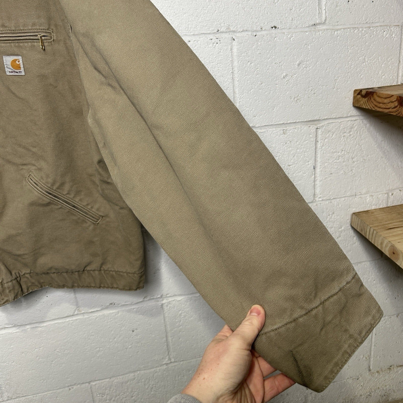 Vintage Carhartt Blanket-Lined Detroit Jacket “Cottonwood” EJ097 266 Men’s XL