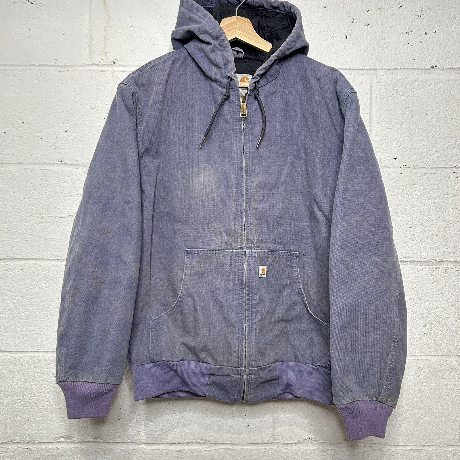 Carhartt Quilt-Lined Hooded Active Jacket “Periwinkle” 100057-430 Women’s Medium