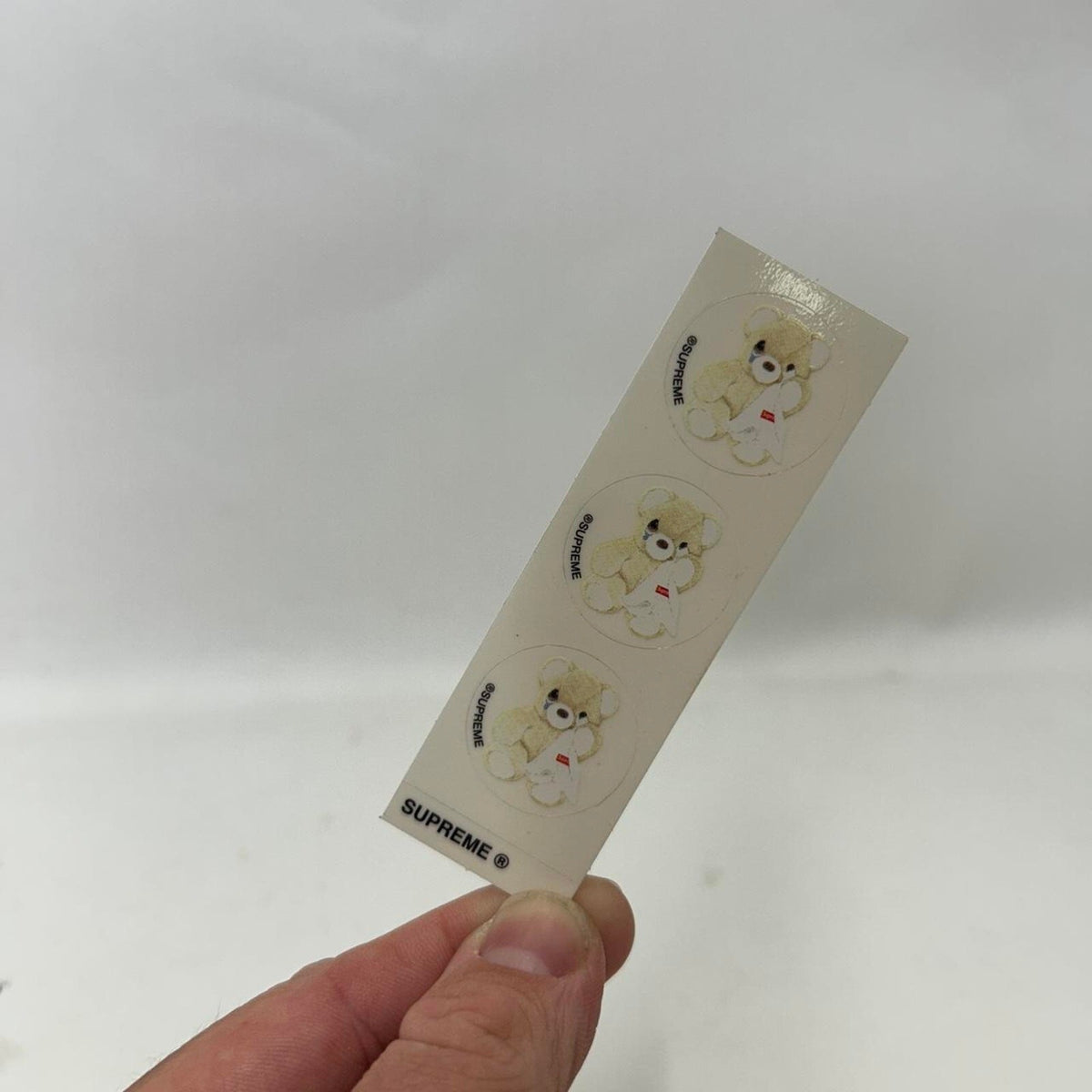 Supreme Mini Teddy-Bear Box Logo Sticker Sheet SS25