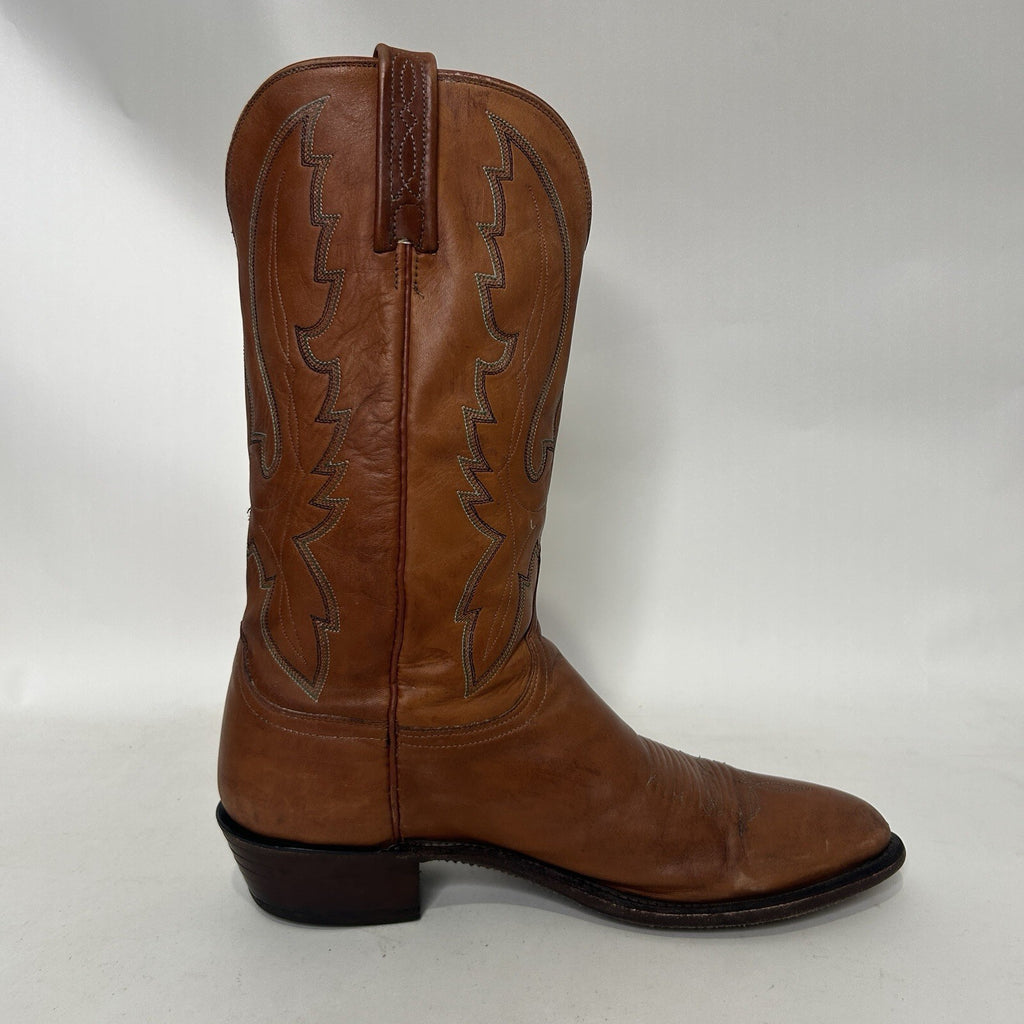 Vintage Lucchese 1883 Cowboy Boots Style 1505 Men’s 10.5D Needs Repaired