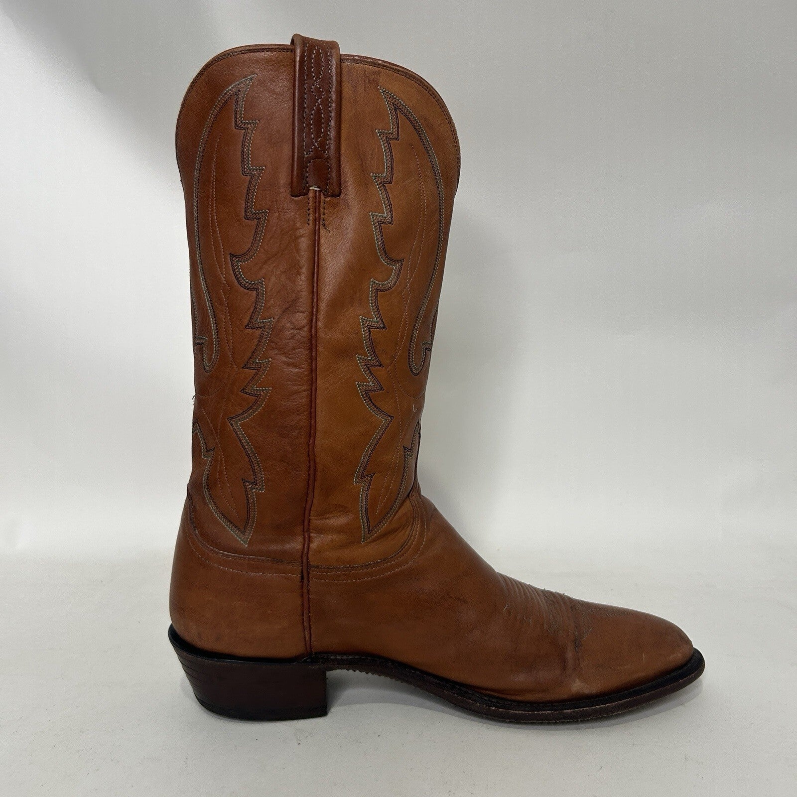 Vintage Lucchese 1883 Cowboy Boots Style 1505 Men’s 10.5D Needs Repaired