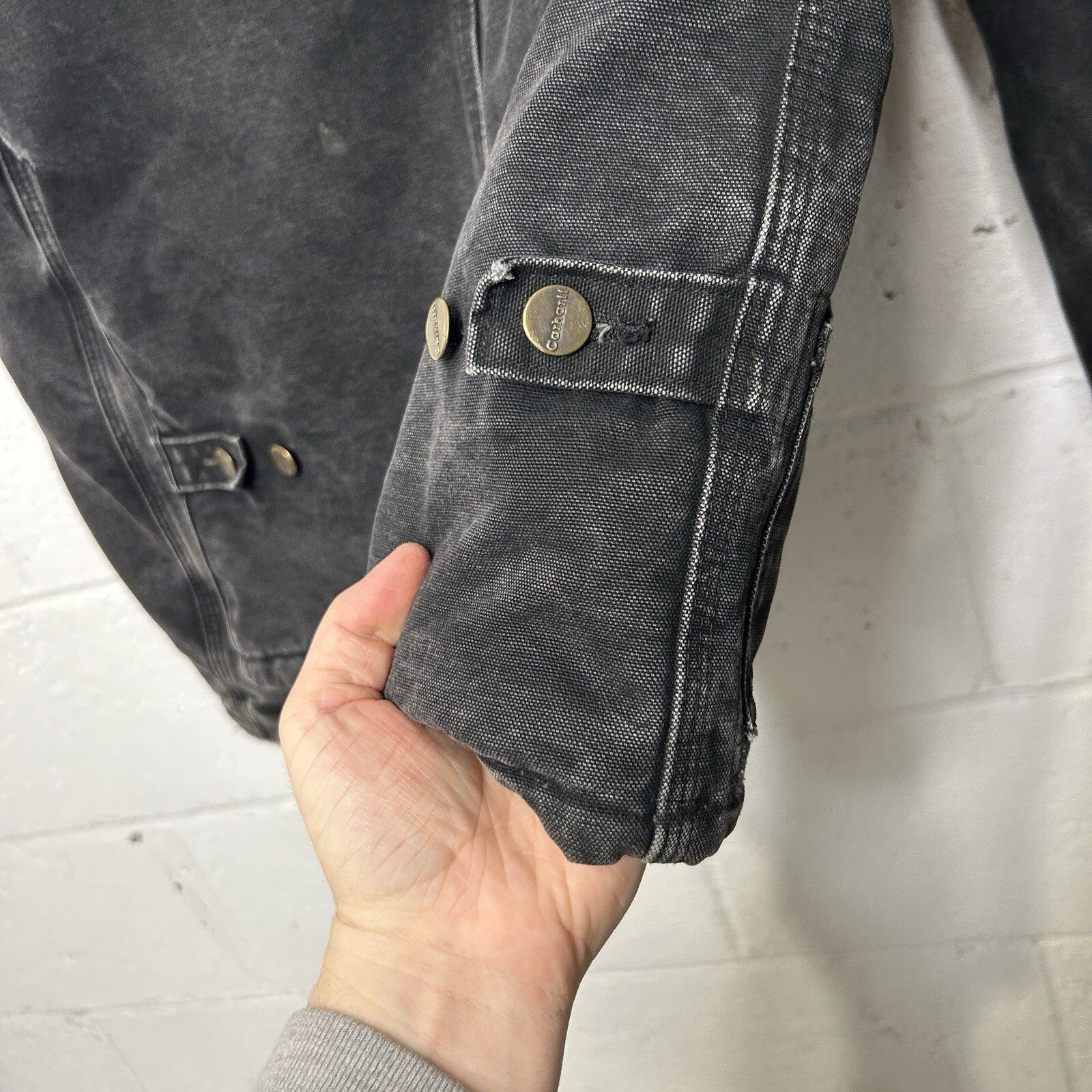 Vintage Carhartt Quilted Artic Jacket “Black” EJ022/J22 BLK Men’s Small