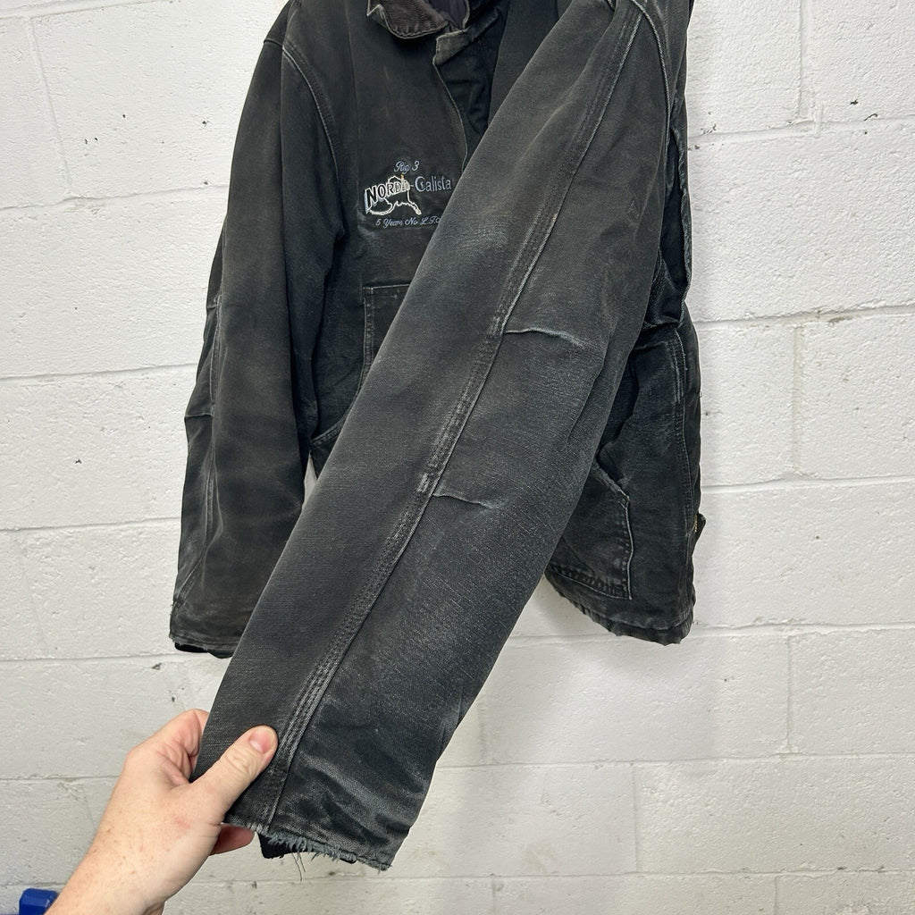 Vintage Carhartt Quilted Traditional Artic Jacket “Black” J02 BLK Men’s 44/Large