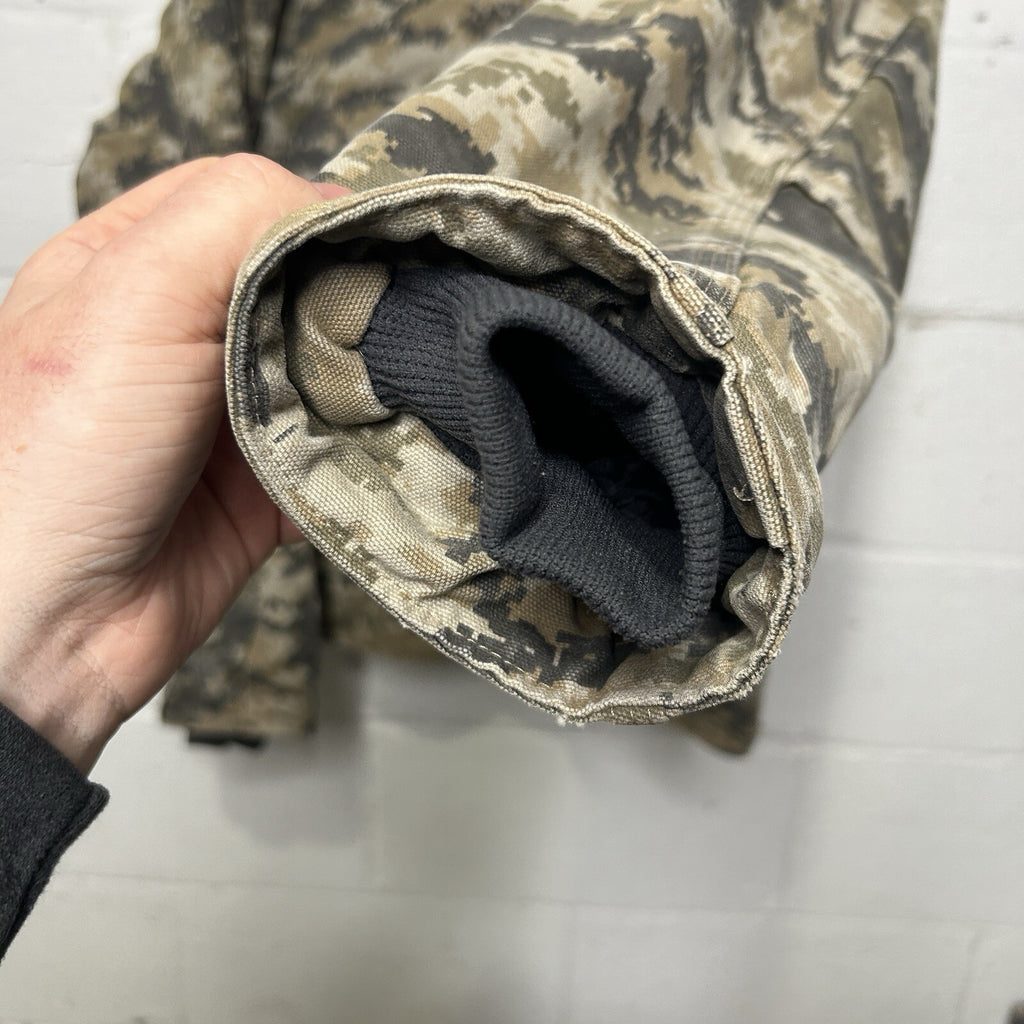 Carhartt Sherpa-Lined Hooded Detroit Jacket “Digital Camo” 101822-910 Men’s Med