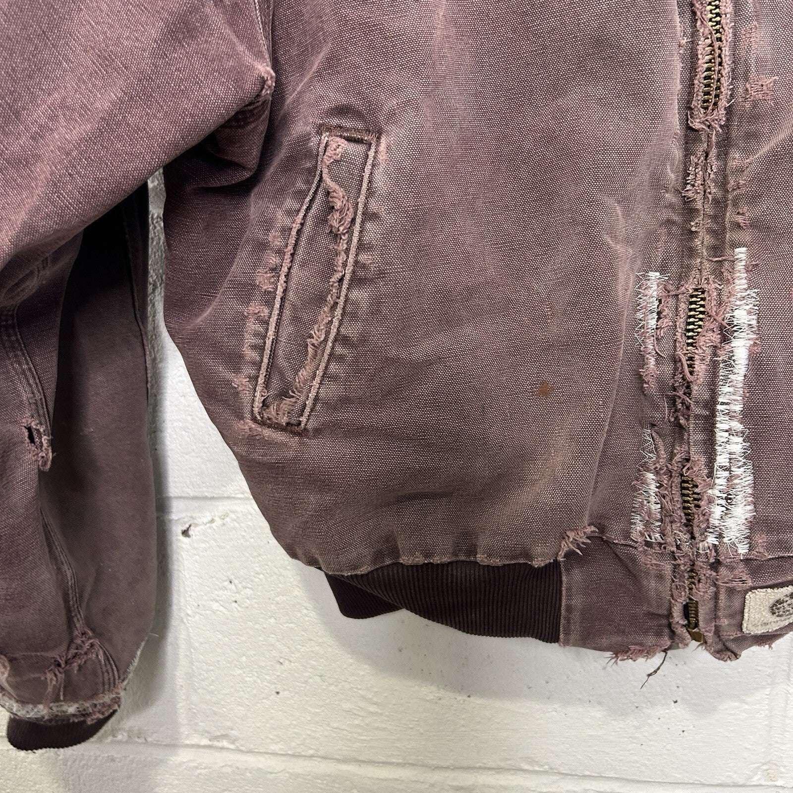 Vintage Carhartt Quilted Santa Fe Jacket “Burgundy” J14 BRG Men’s Large