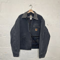 Vintage Carhartt Blanket-Lined Detroit Jacket “Petrol Grey” J97 PTL Men’s XL