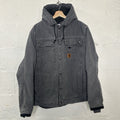 Y2K Carhartt Sandstone Hooded Multi-Pocket Jacket “Gravel” J284 GVL Men’s Small