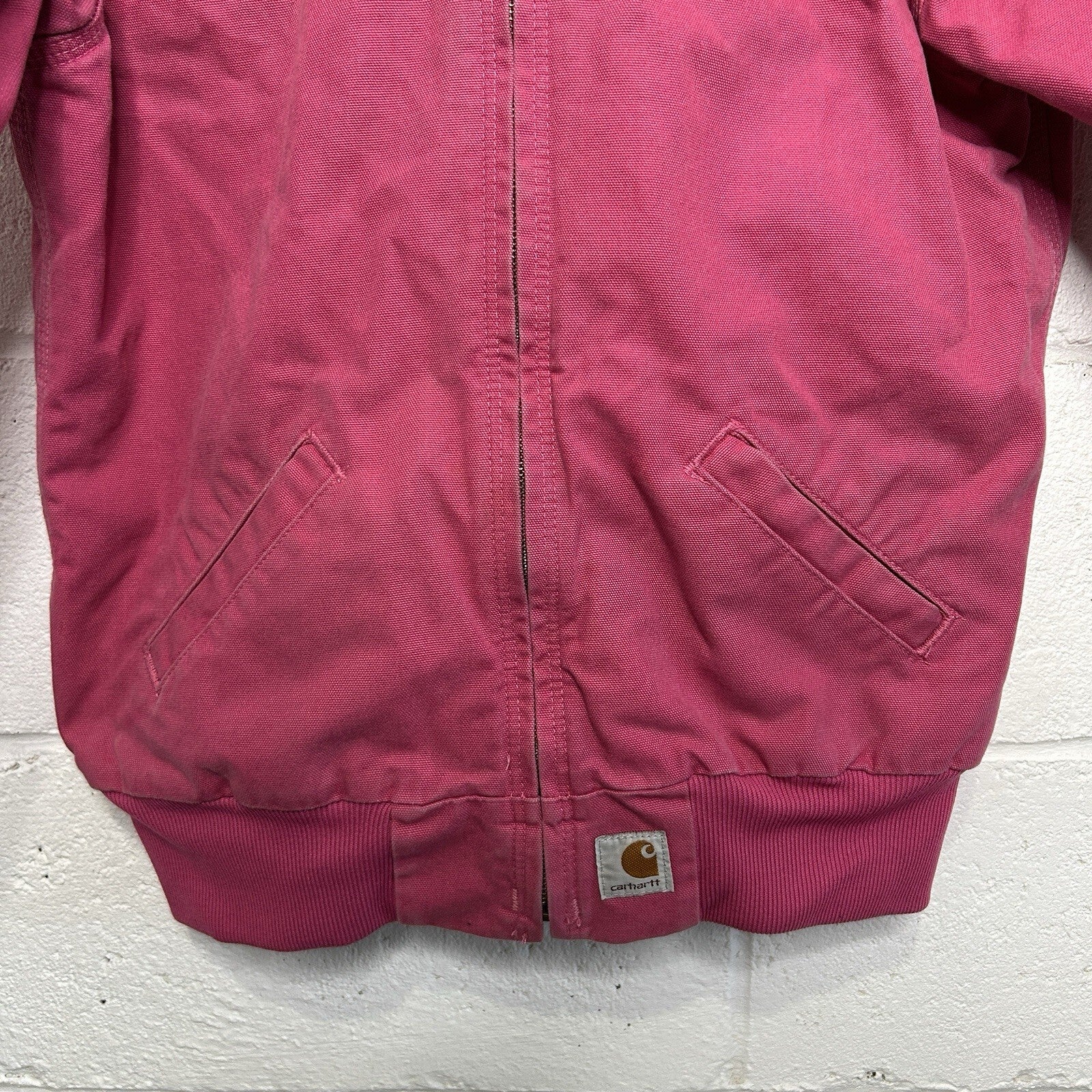 Y2K Carhartt Quilted Hooded Active Jacket “Tulip Pink” 100461-677 Women’s Small