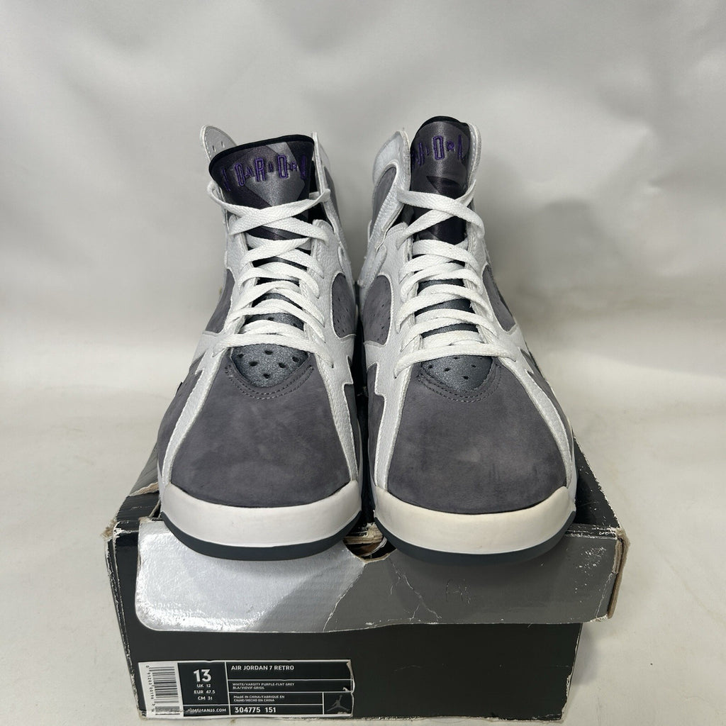 Nike Air Jordan 7 VII Retro “Flint Grey Purple” (2006) 304775-151 Men’s 13 Worn