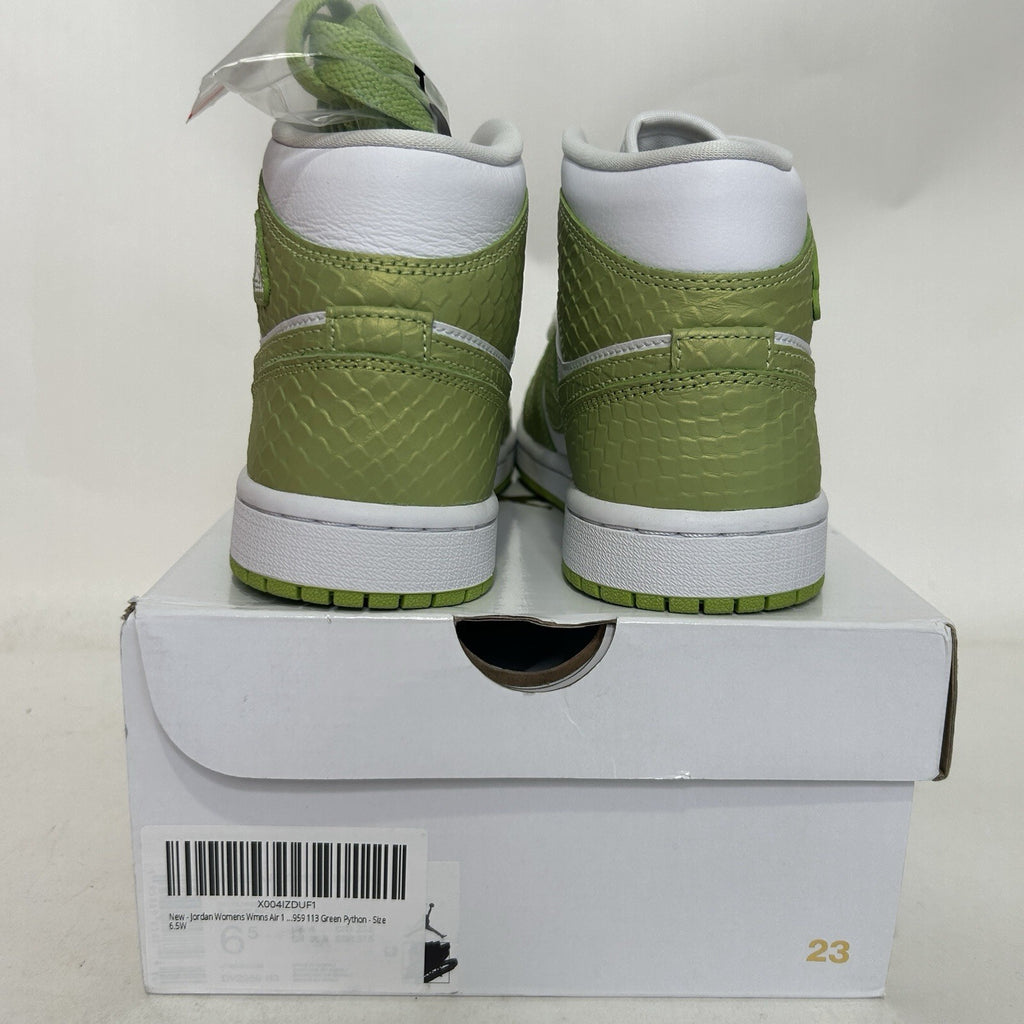 Nike Air Jordan 1 Retro Mid SE WMNS “Green Python” DV2959-113 Women’s 6.5 New