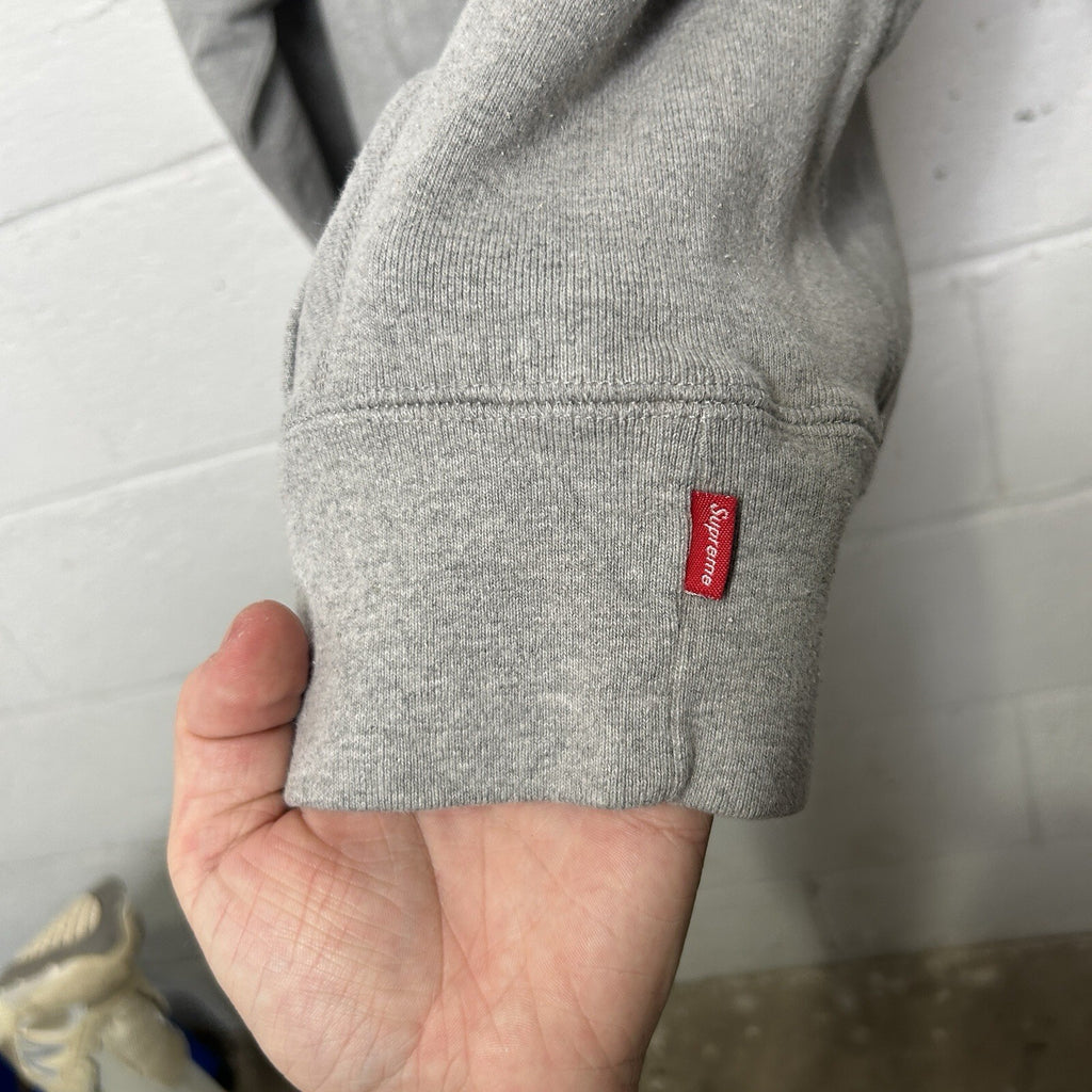 Supreme Disrupt Sweatshirt Hoodie “Grey Pink” SS15 Men’s Medium