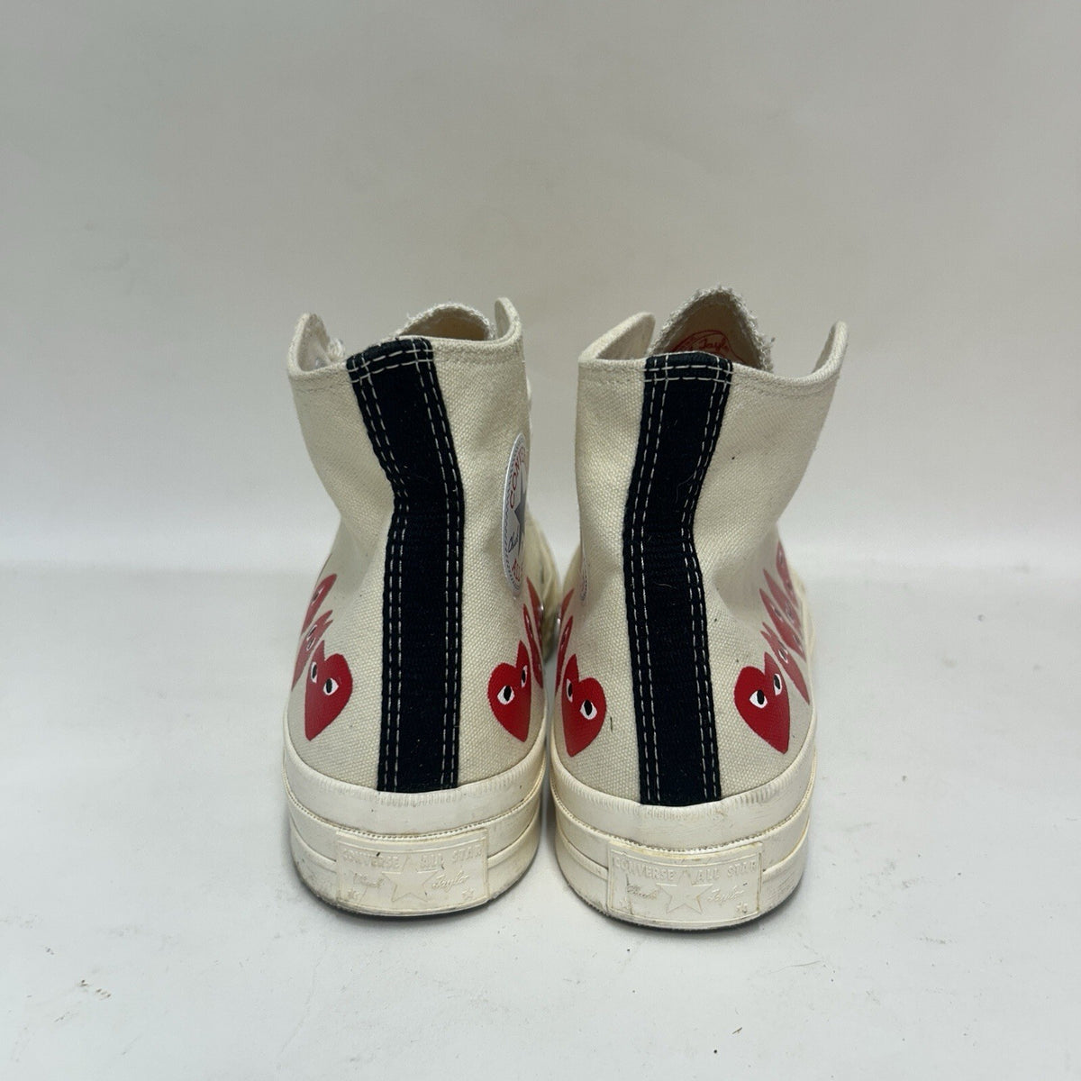 Converse Chuck Taylor X Comme des Garcons PLAY “Multi-Heart Off-White” Men’s 8