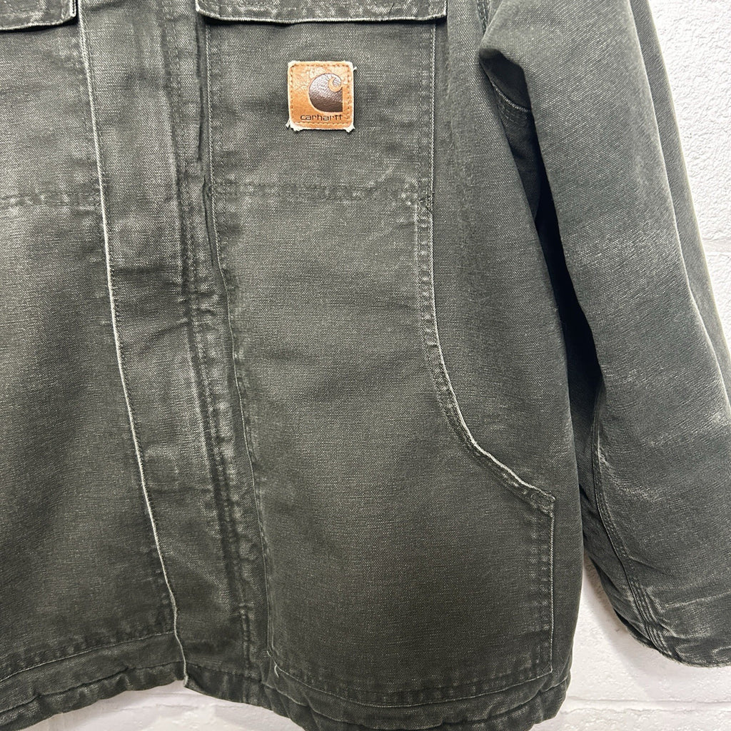 Vintage Carhartt Quilted Arctic Jacket “Moss Green” C26 Men’s Large