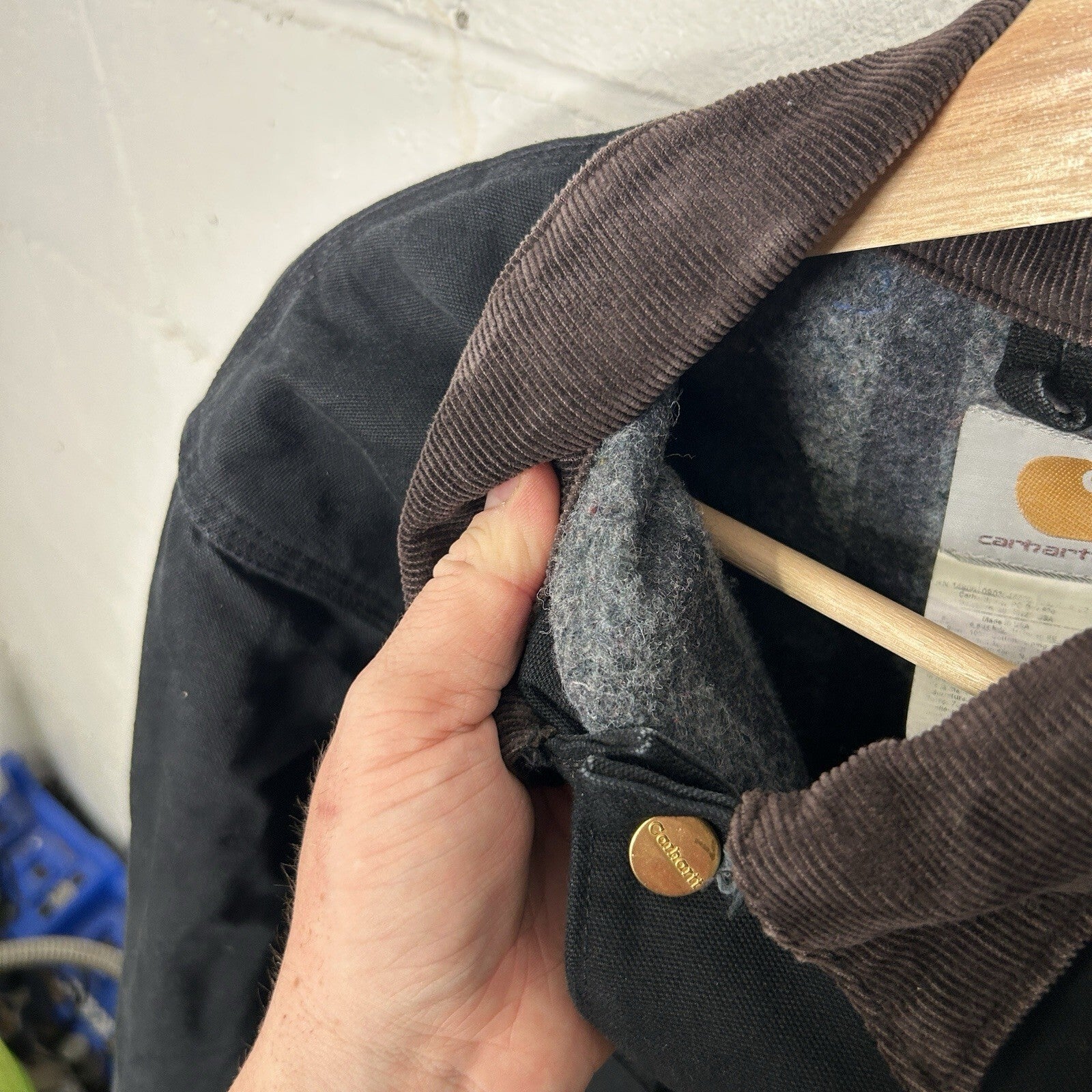 Vintage Carhartt Blanket-Lined Chore Coat “Black” C01 BLK Men’s X-Large