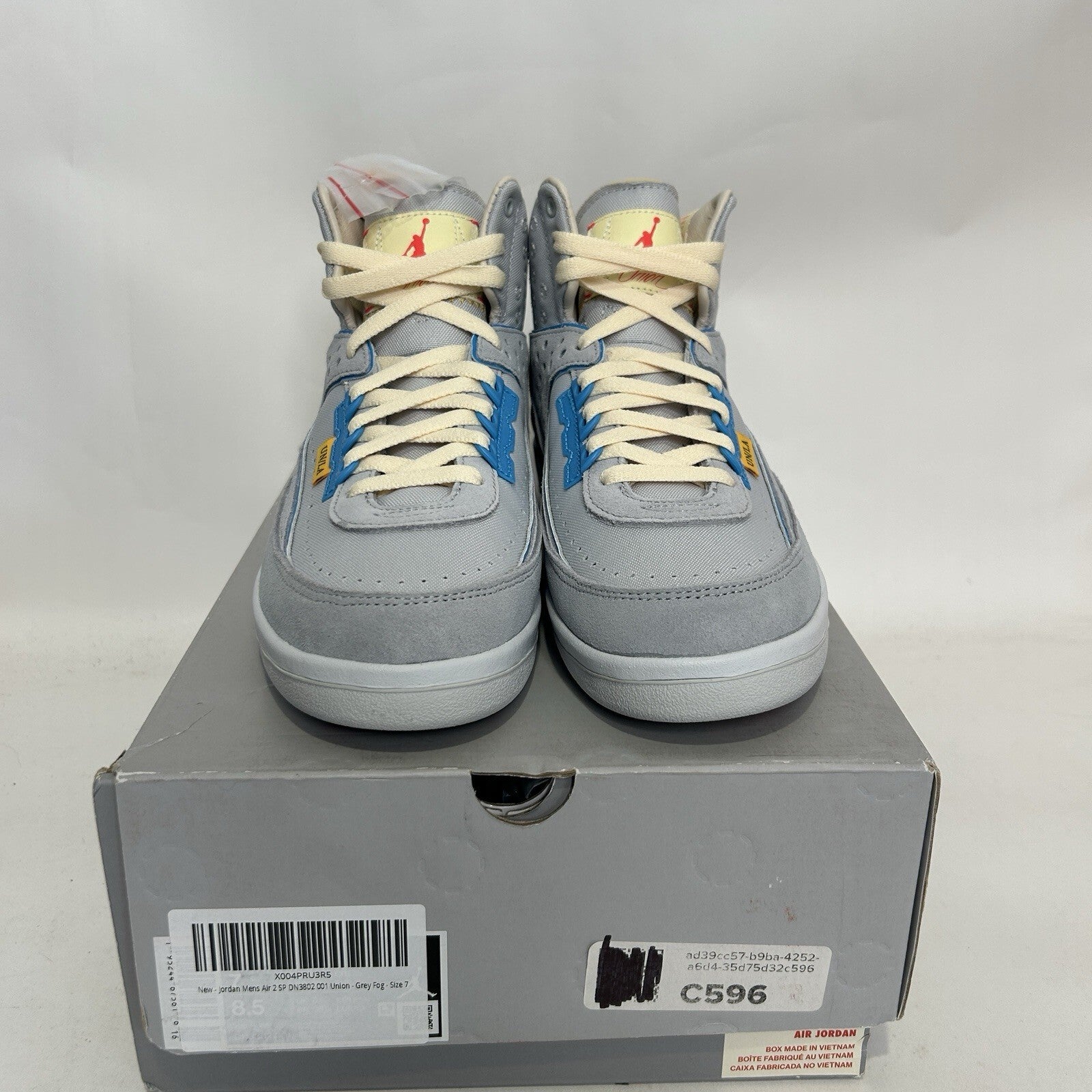 Nike Air Jordan 2 Retro SP X Union LA “Grey Fog” DN3802-001 Men’s 7/Women’s 8.5