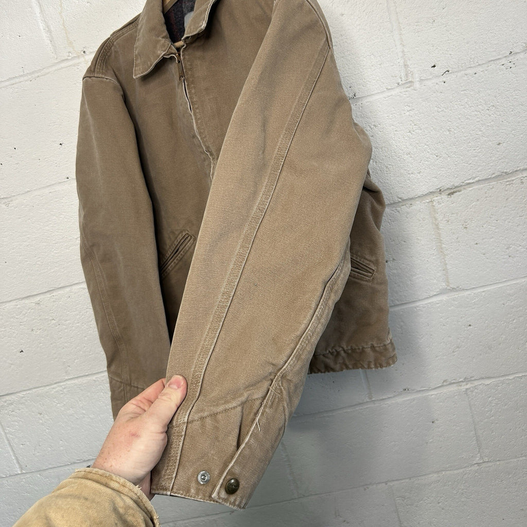 Vintage Carhartt Blanket-Lined Detroit Jacket “Saddle” J146 SDL Men’s Medium