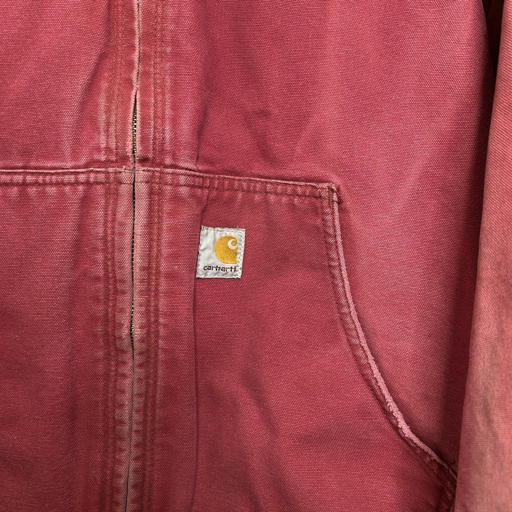 Vintage Carhartt Fleece-Lined Active Jacket “Dark Red” J158 DKR