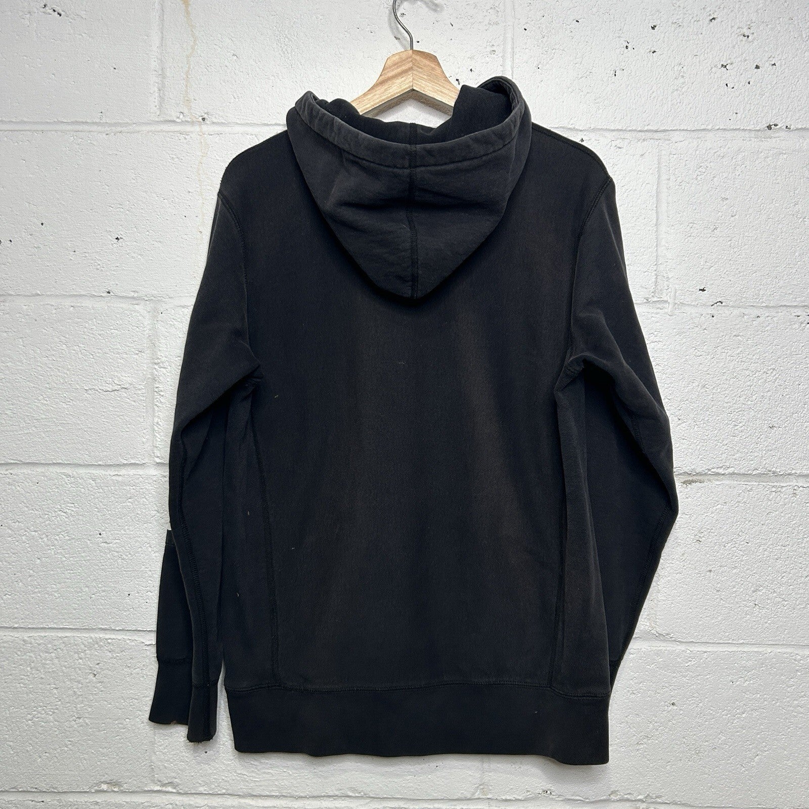 Supreme Street Hype Patch Sleeve Pullover Hoodie Jacket “Black” Medium