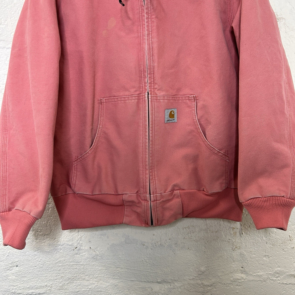 Y2K Carhartt Hooded Active Jacket “Sherbet Pink” WJ130 SBT Women’s Medium