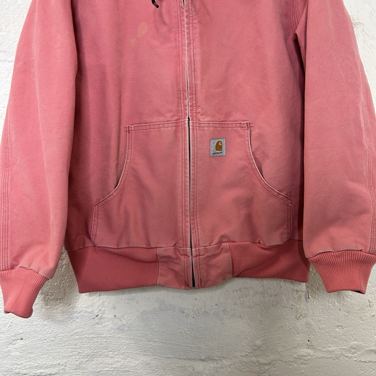 Y2K Carhartt Hooded Active Jacket “Sherbet Pink” WJ130 SBT Women’s Medium