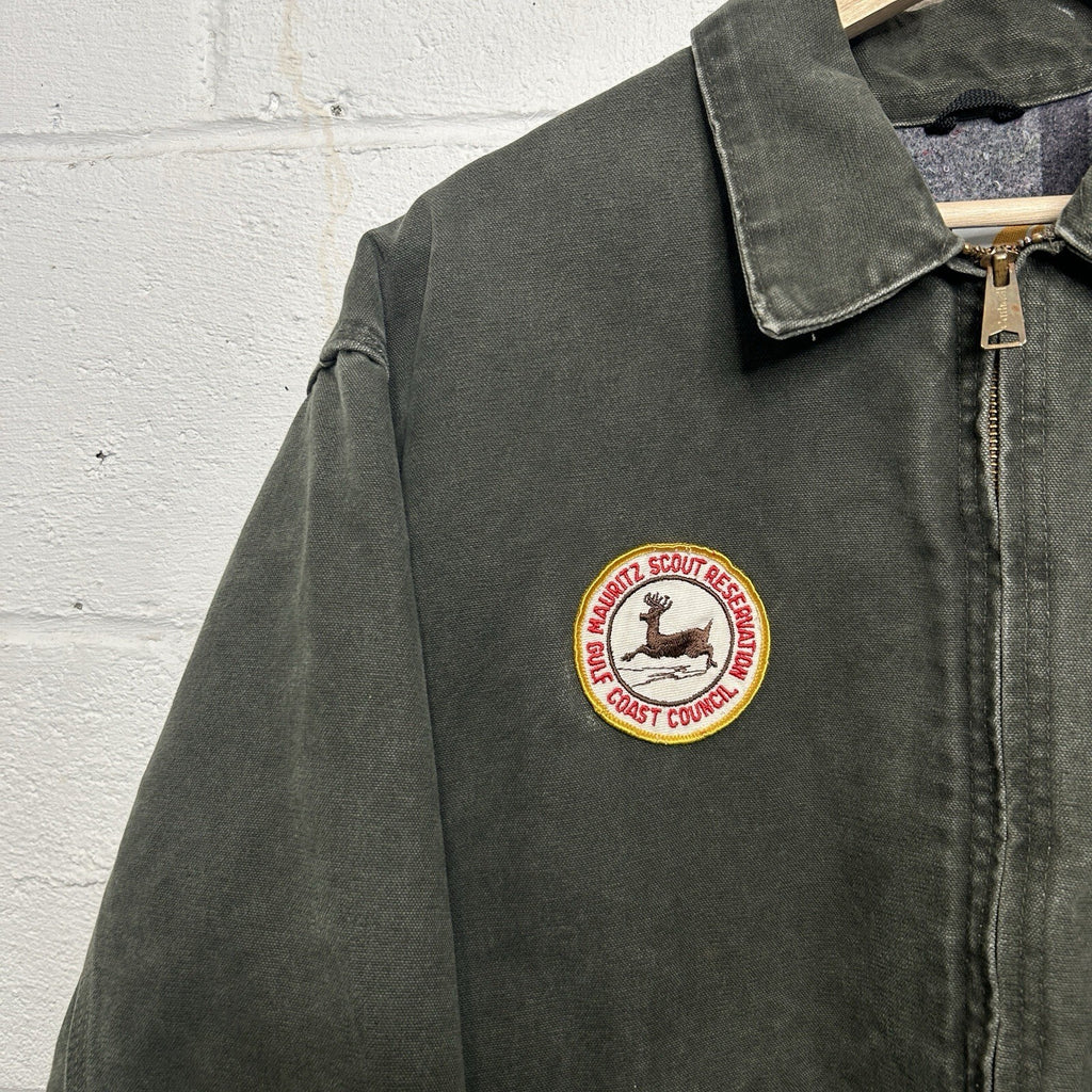 Vintage Carhartt Blanket-Lined Detroit Jacket “Moss” J146 MOS Men’s X-Large